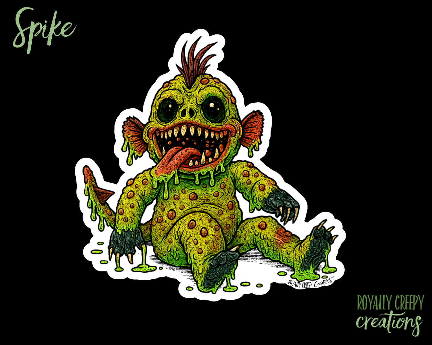 Spike Sticker