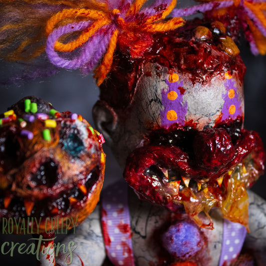 Candy Corn Calamity Clown Baby