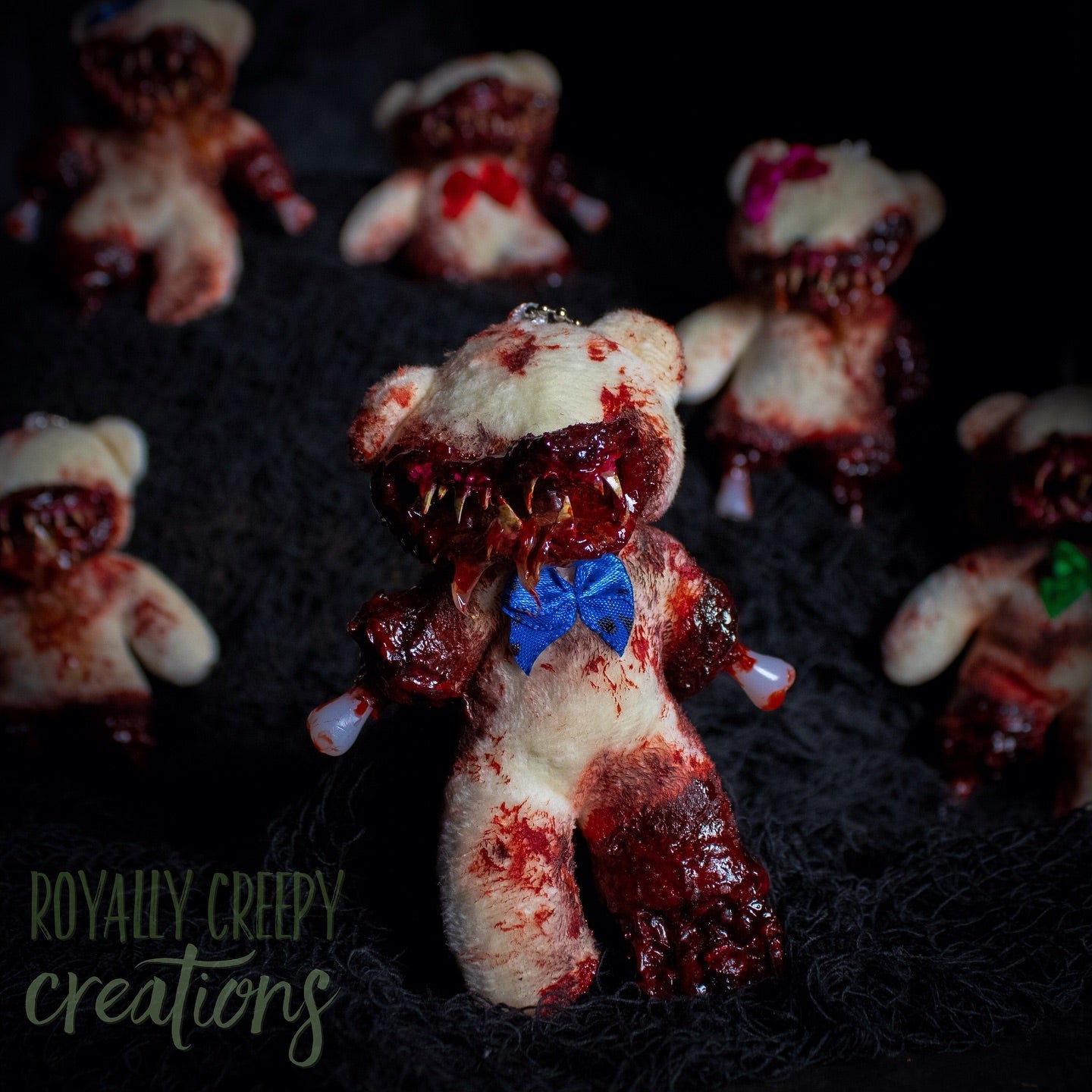 Creepy Bear Keychains