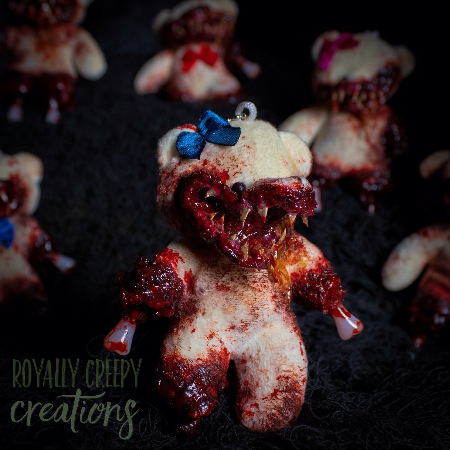Creepy Bear Keychains