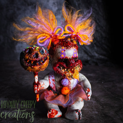 Candy Corn Calamity Clown Baby