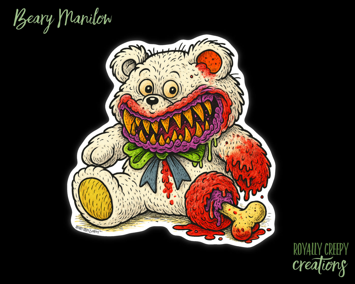 Beary Manilow Sticker