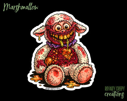 Marshmallow Sticker