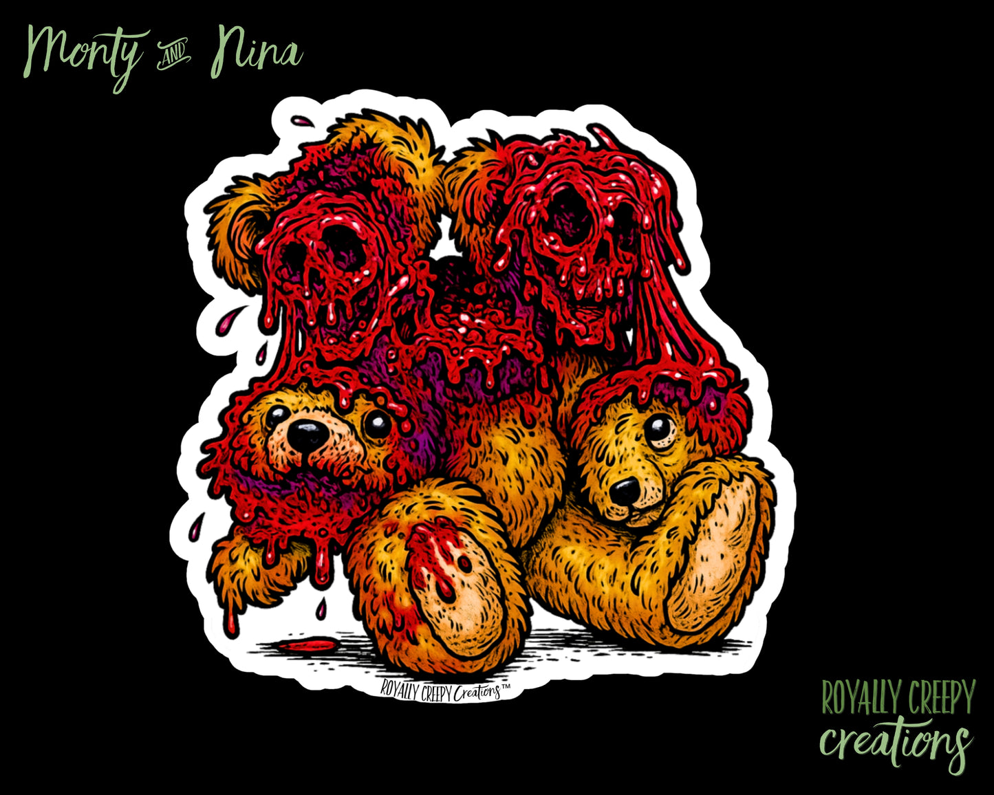 Monty & Nina Sticker