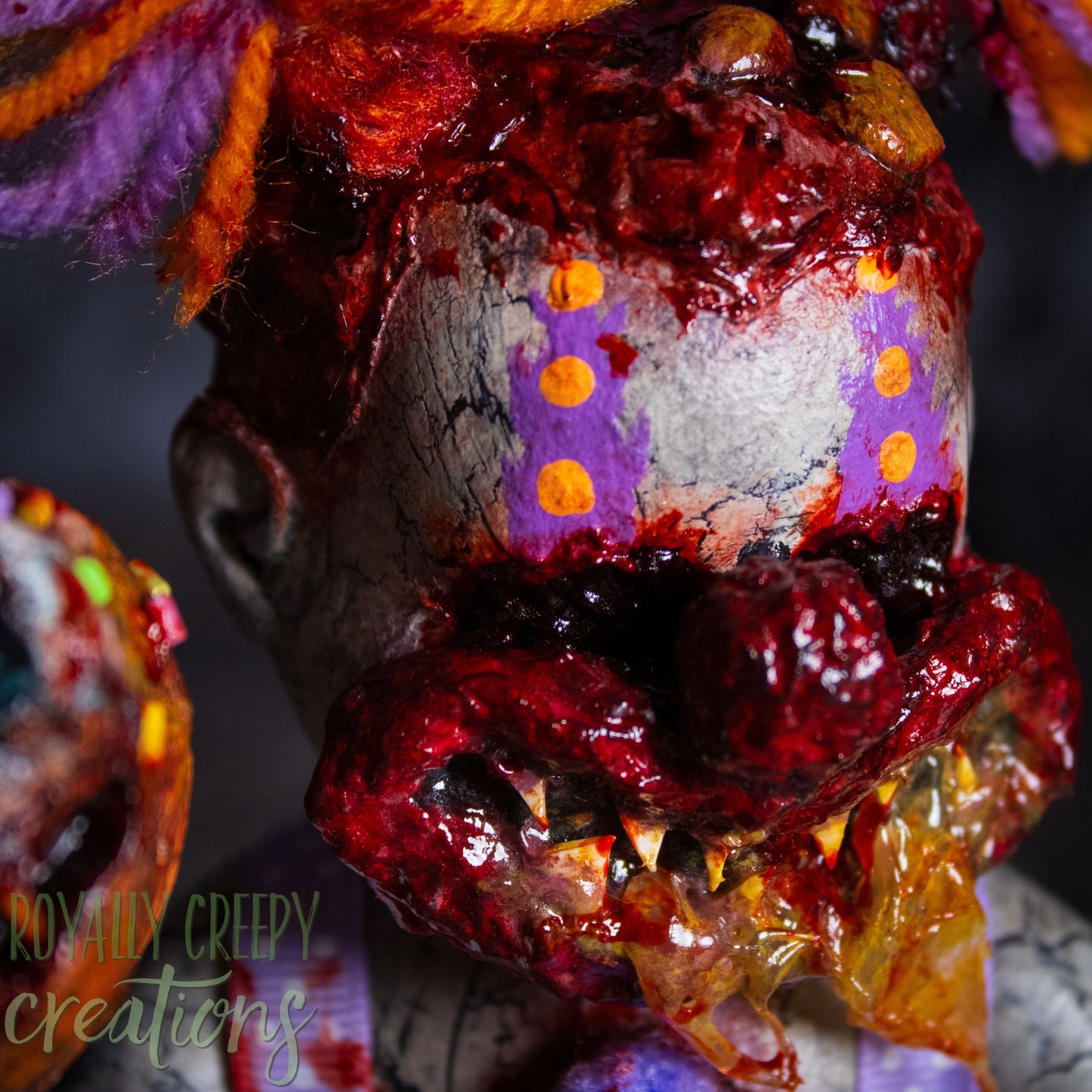 Candy Corn Calamity Clown Baby