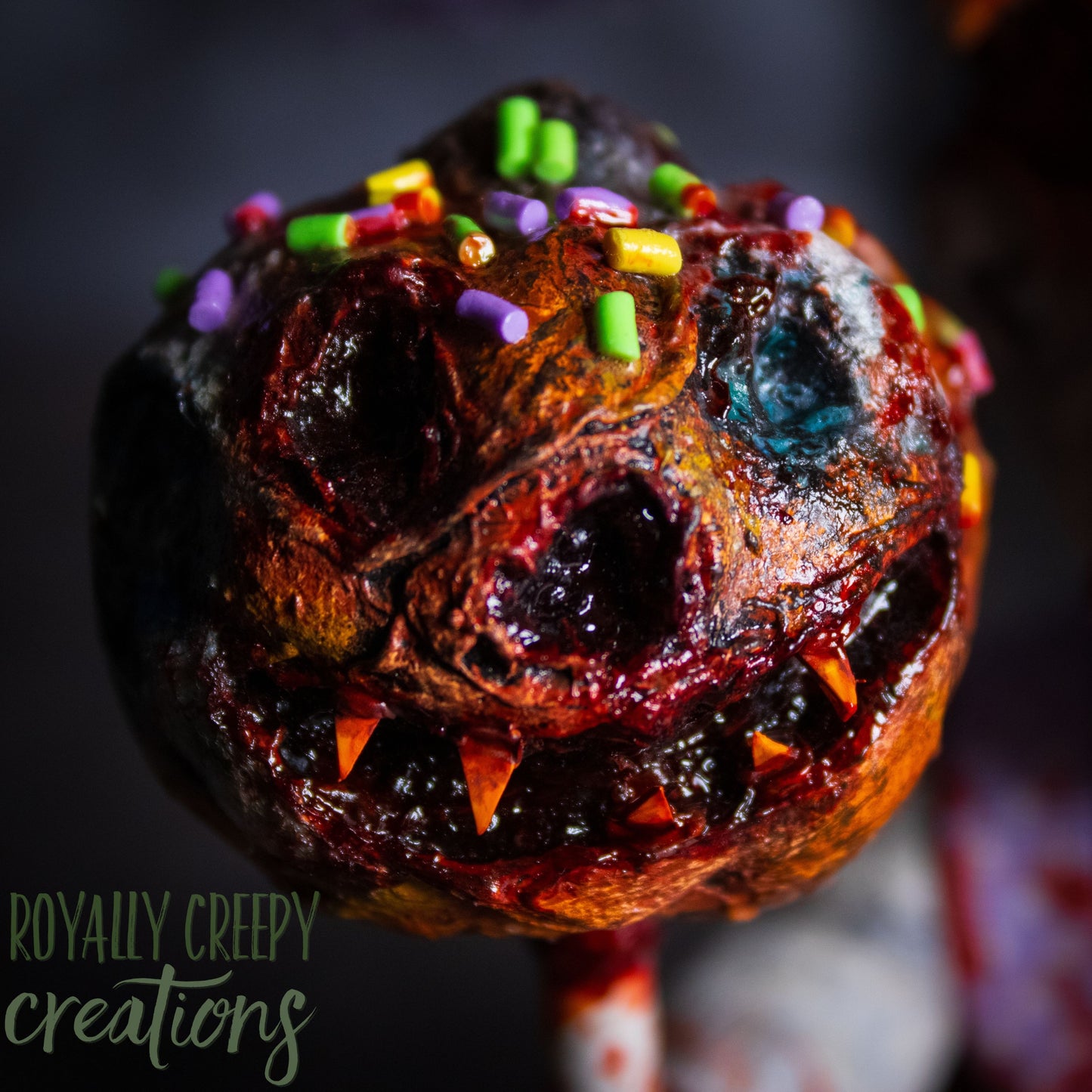 Candy Corn Calamity Clown Baby