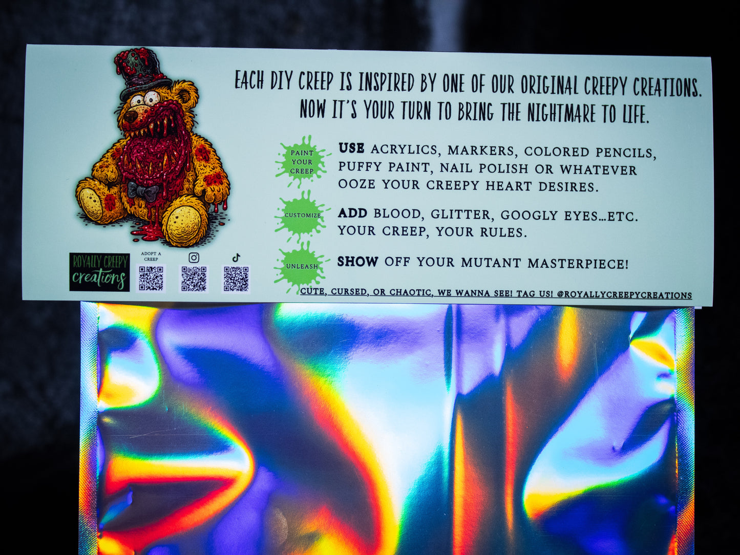 PAINT-A-CREEP * Mr. Widdershins