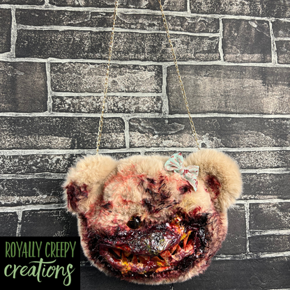 Scary teddy purse best sale